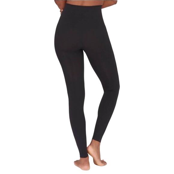 Spanx Assets NWOT Seamless Shaping Slimming Leggings Love Black 20339R Size 1X - Picture 2 of 8